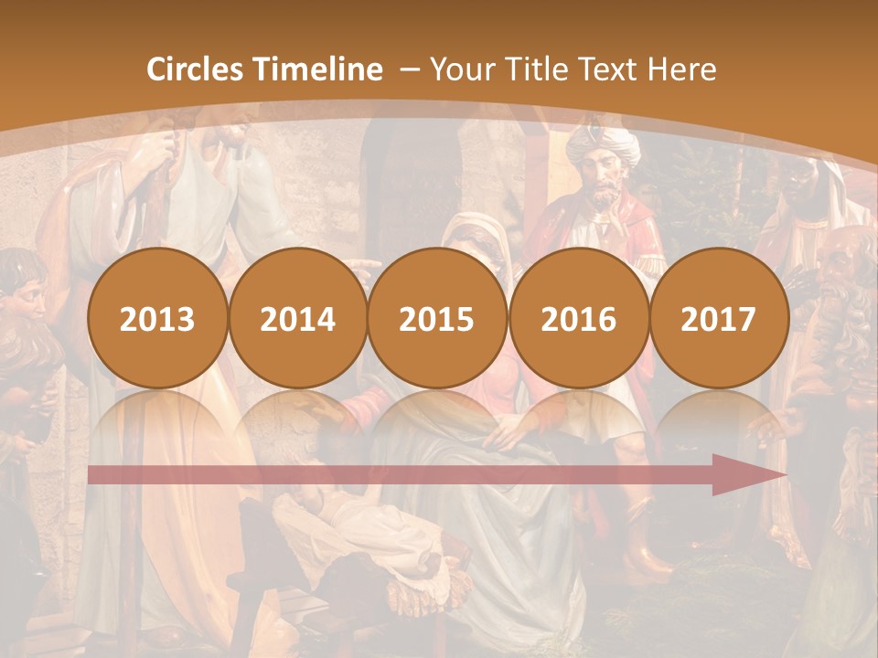 Mary Gift Virgin PowerPoint Template