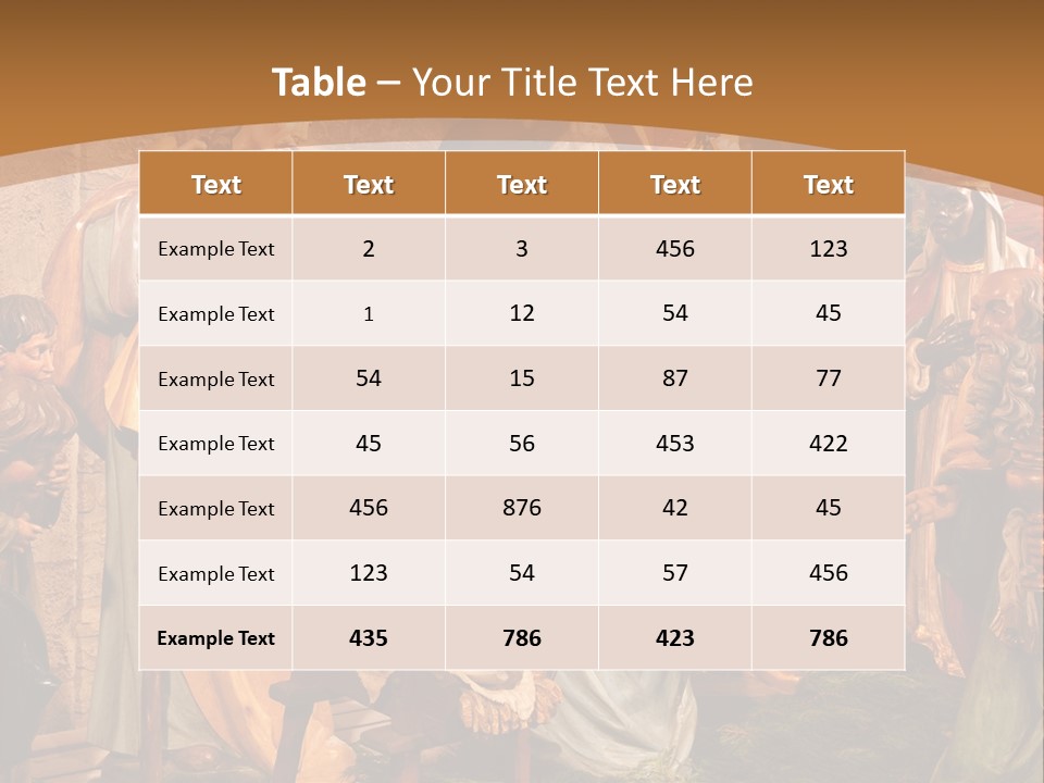 Mary Gift Virgin PowerPoint Template