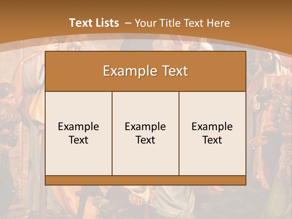 Mary Gift Virgin PowerPoint Template