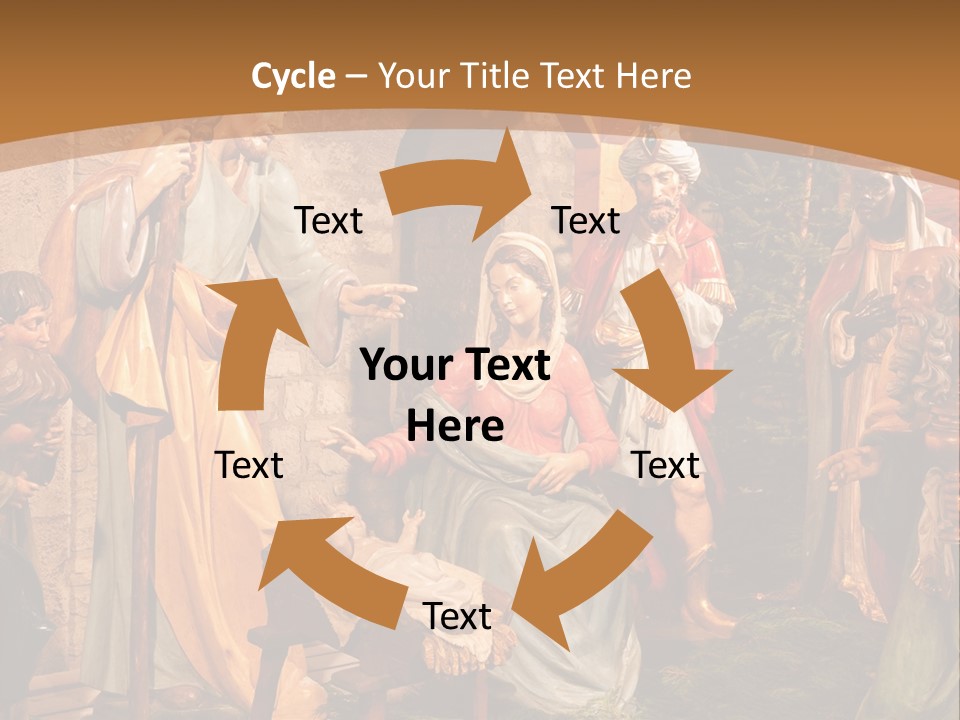 Mary Gift Virgin PowerPoint Template