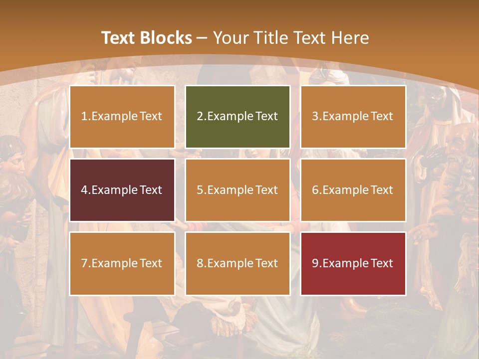 Mary Gift Virgin PowerPoint Template