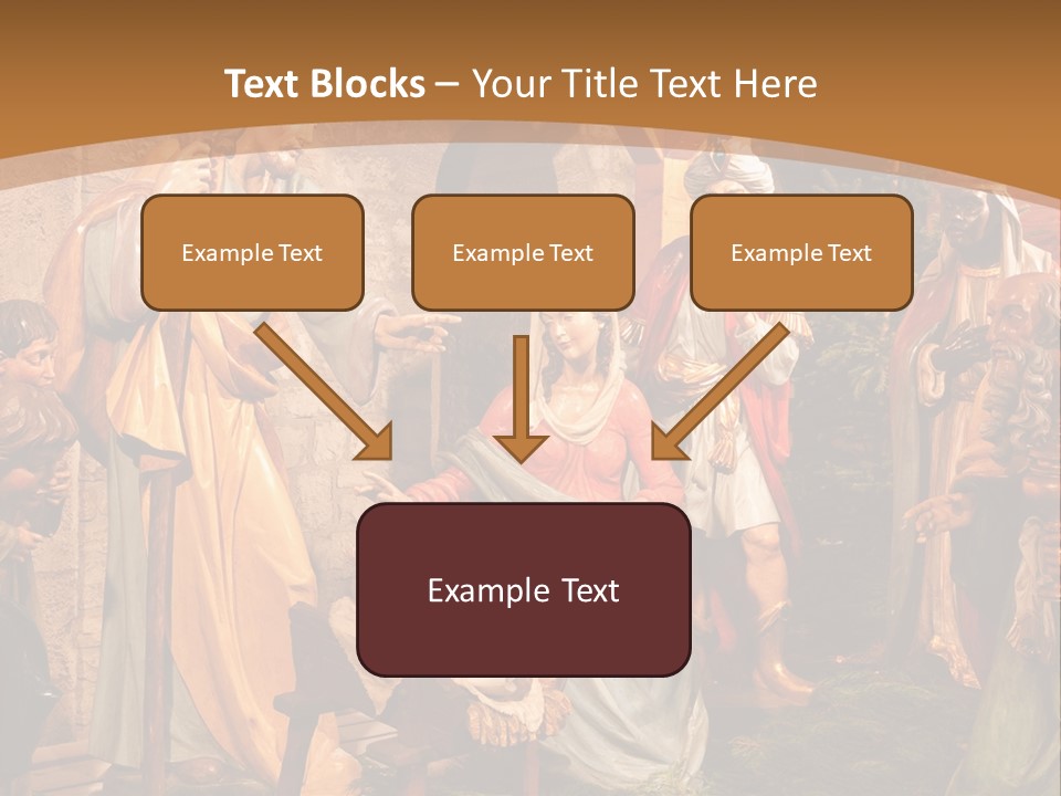 Mary Gift Virgin PowerPoint Template