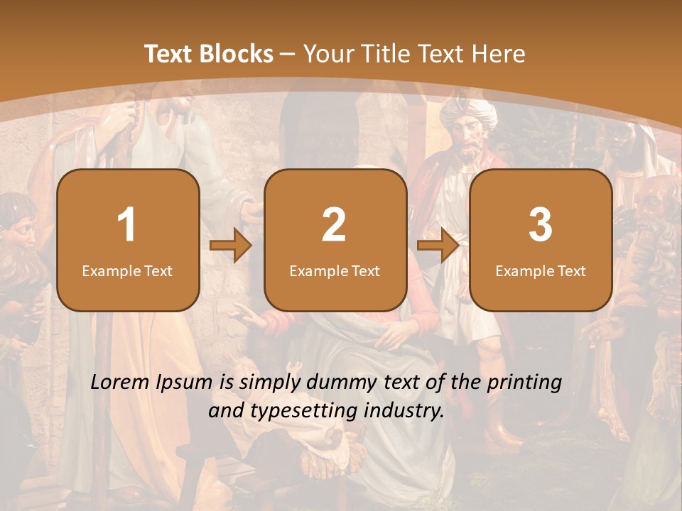 Mary Gift Virgin PowerPoint Template