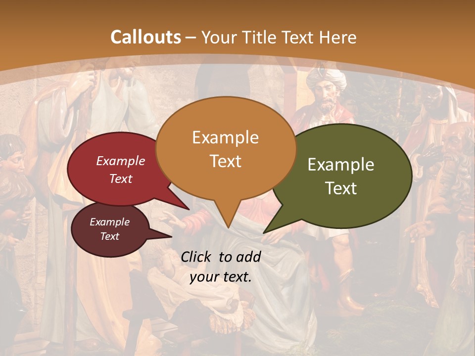 Mary Gift Virgin PowerPoint Template