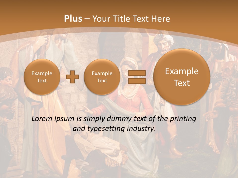 Mary Gift Virgin PowerPoint Template