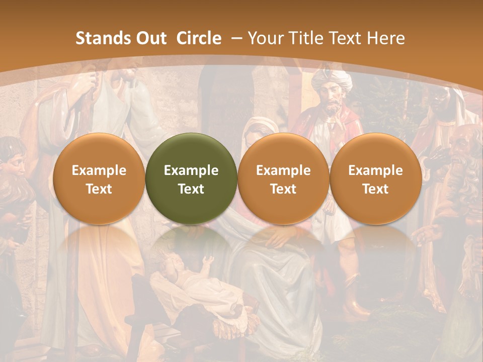 Mary Gift Virgin PowerPoint Template