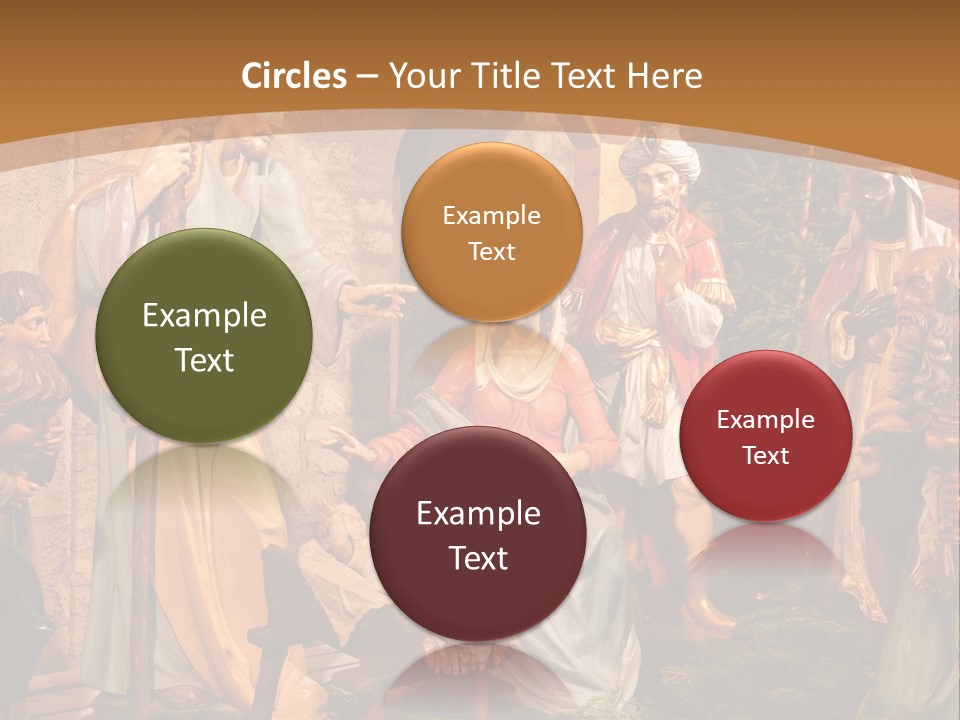 Mary Gift Virgin PowerPoint Template