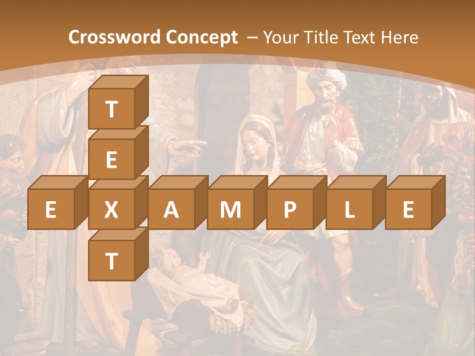 Mary Gift Virgin PowerPoint Template