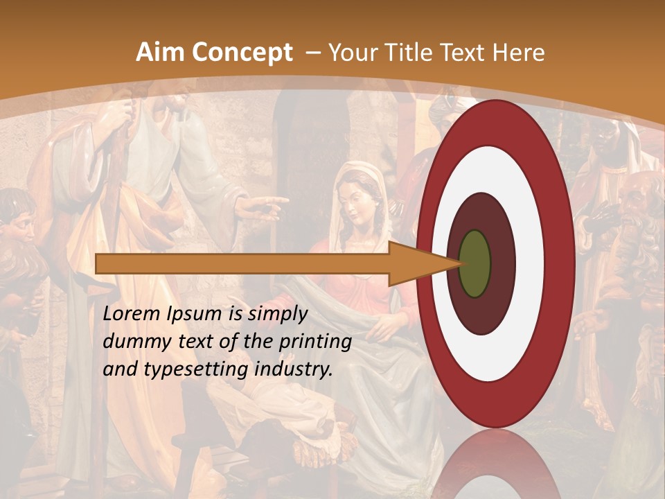 Mary Gift Virgin PowerPoint Template