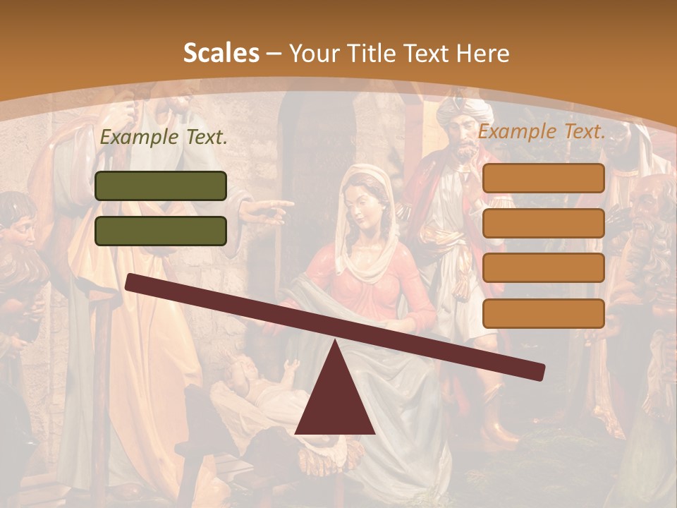 Mary Gift Virgin PowerPoint Template