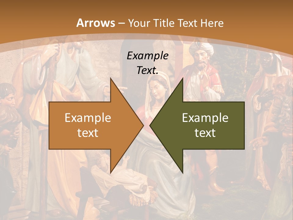 Mary Gift Virgin PowerPoint Template