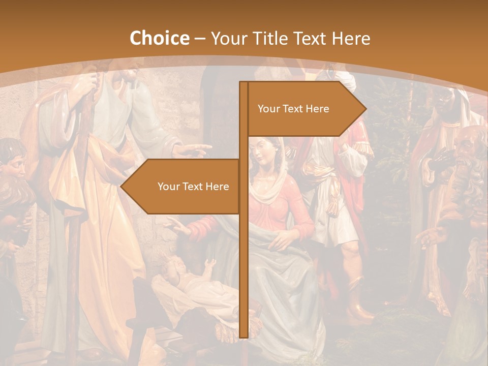 Mary Gift Virgin PowerPoint Template