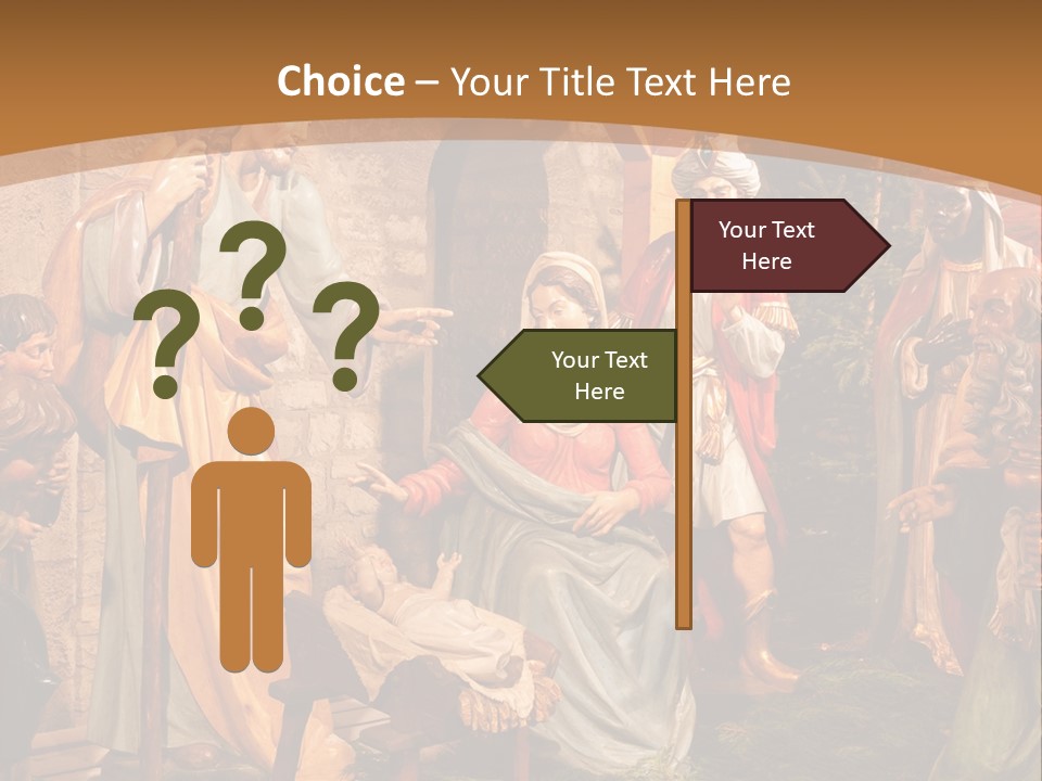 Mary Gift Virgin PowerPoint Template