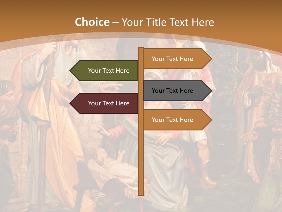 Mary Gift Virgin PowerPoint Template