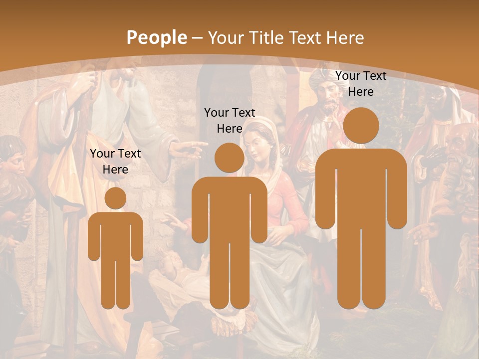 Mary Gift Virgin PowerPoint Template