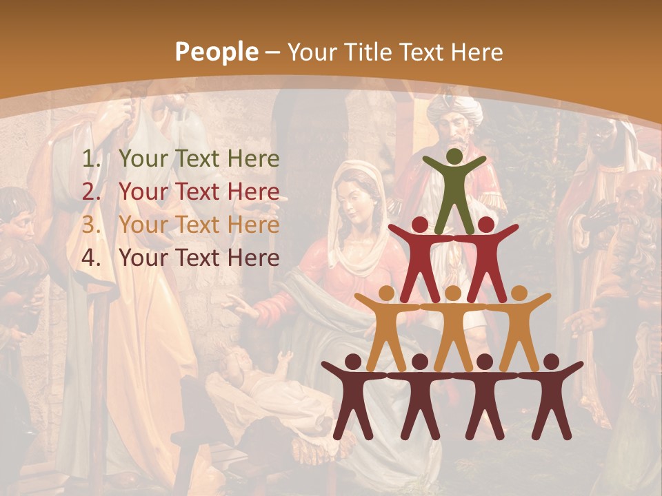 Mary Gift Virgin PowerPoint Template