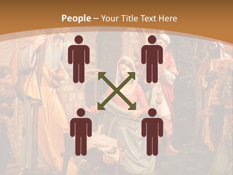 Mary Gift Virgin PowerPoint Template