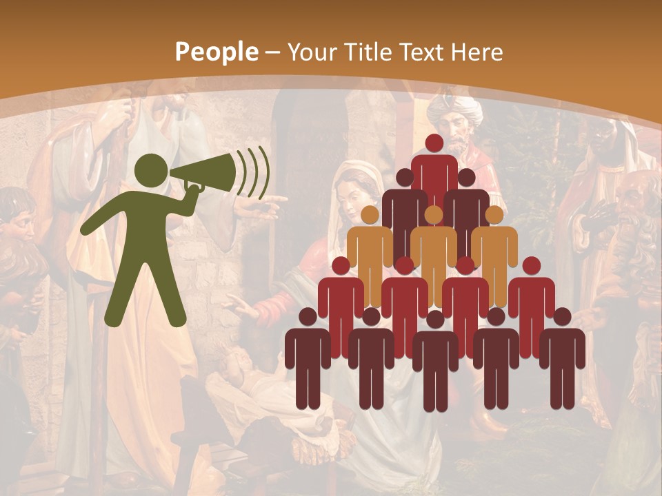 Mary Gift Virgin PowerPoint Template