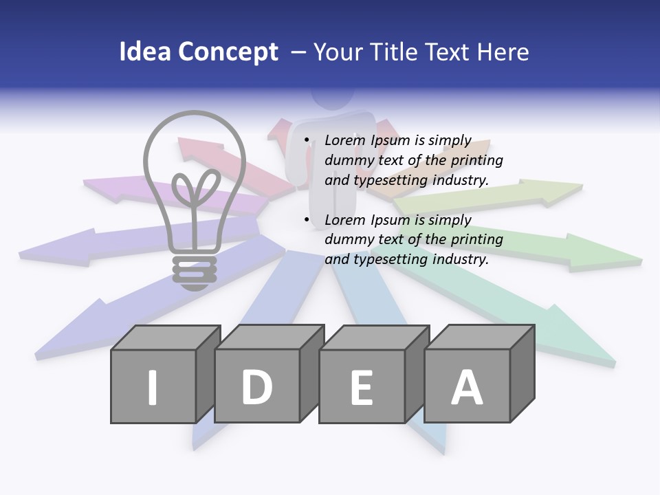 Choice Many Confused PowerPoint Template