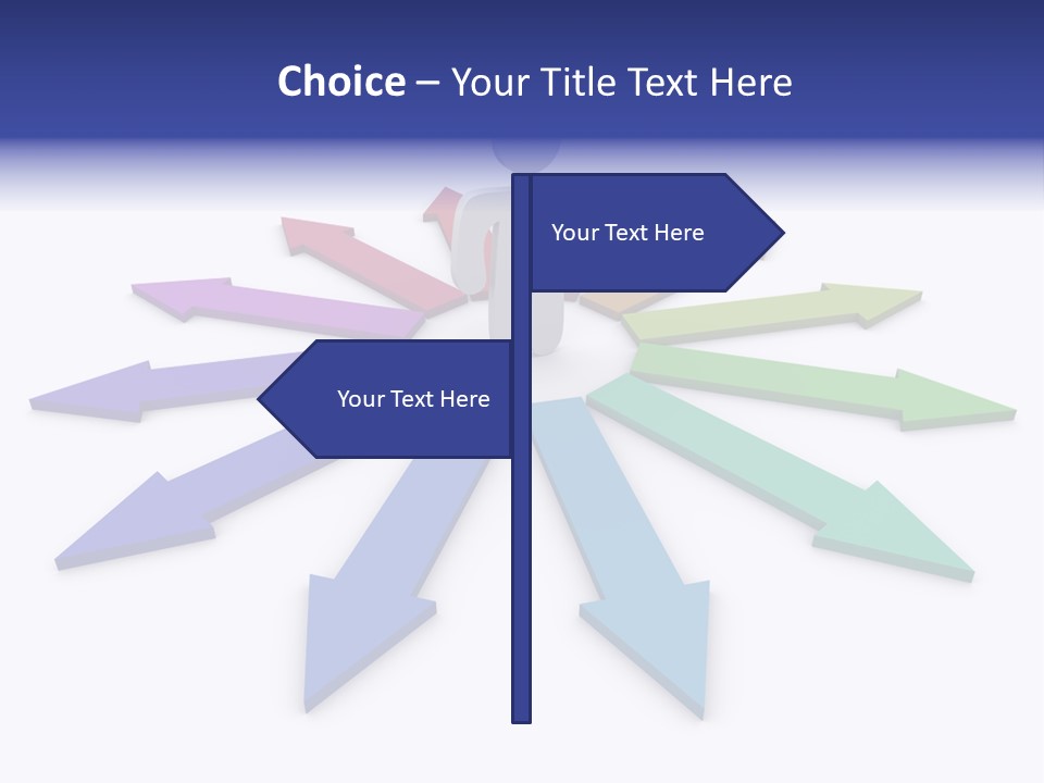 Choice Many Confused PowerPoint Template