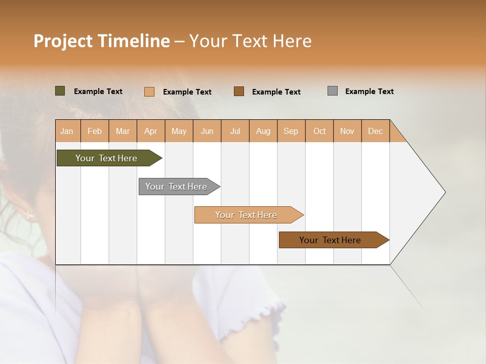Portrait Kid Nervous PowerPoint Template