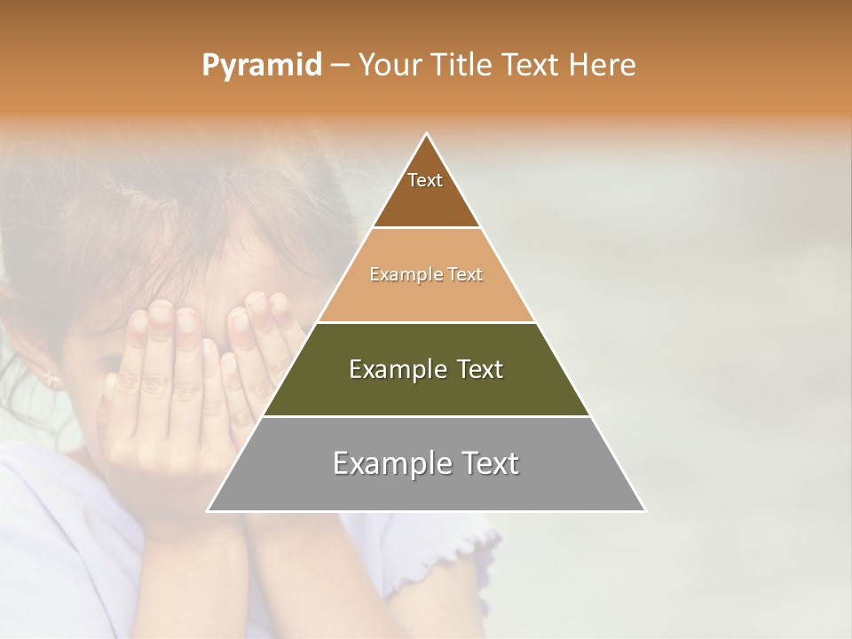 Portrait Kid Nervous PowerPoint Template