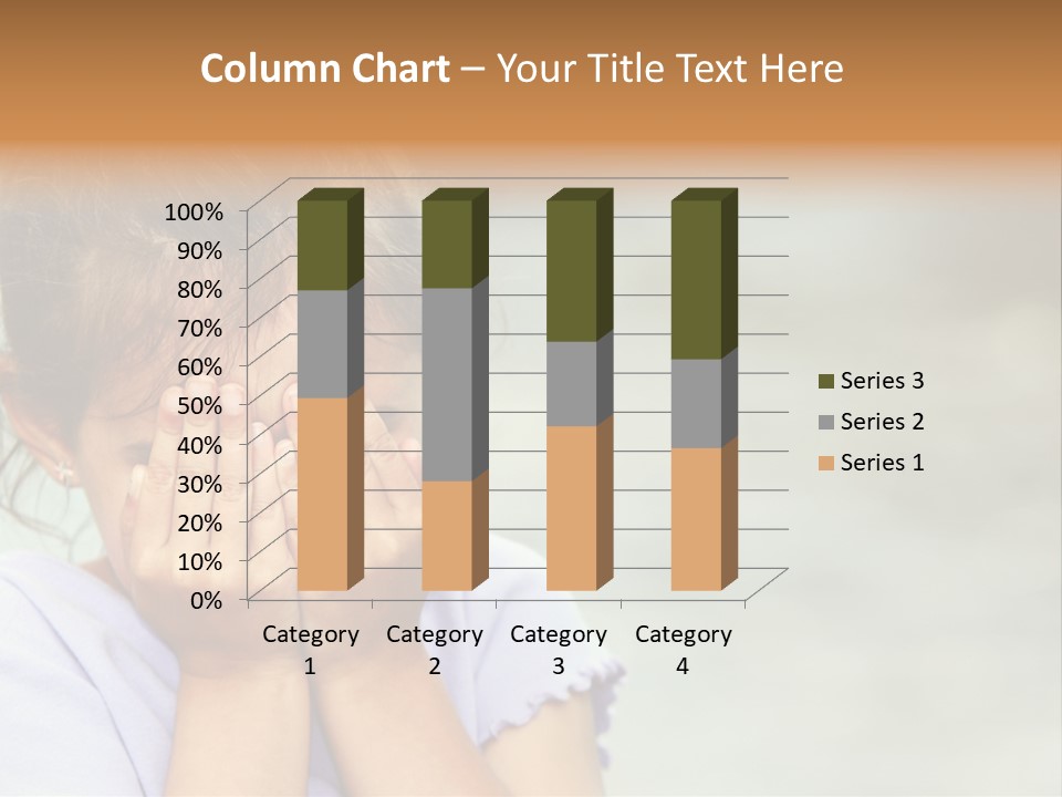 Portrait Kid Nervous PowerPoint Template