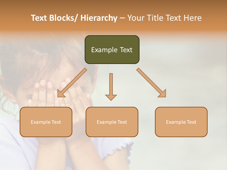 Portrait Kid Nervous PowerPoint Template