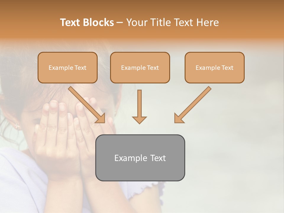 Portrait Kid Nervous PowerPoint Template