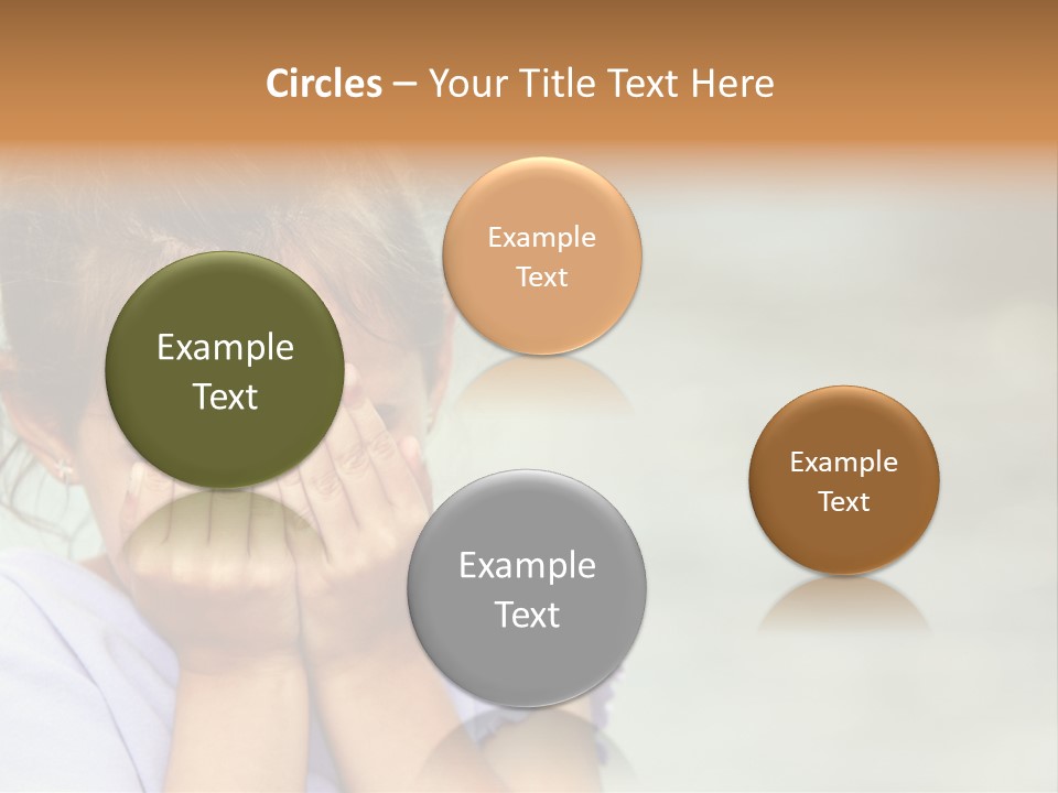 Portrait Kid Nervous PowerPoint Template