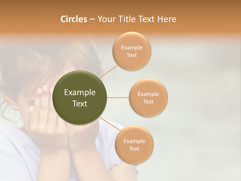 Portrait Kid Nervous PowerPoint Template