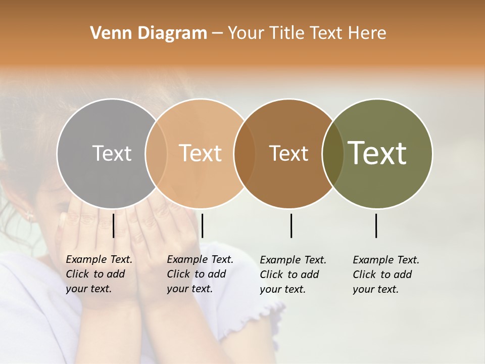 Portrait Kid Nervous PowerPoint Template
