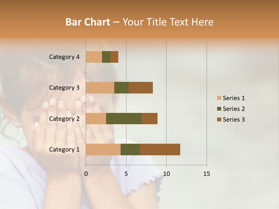 Portrait Kid Nervous PowerPoint Template