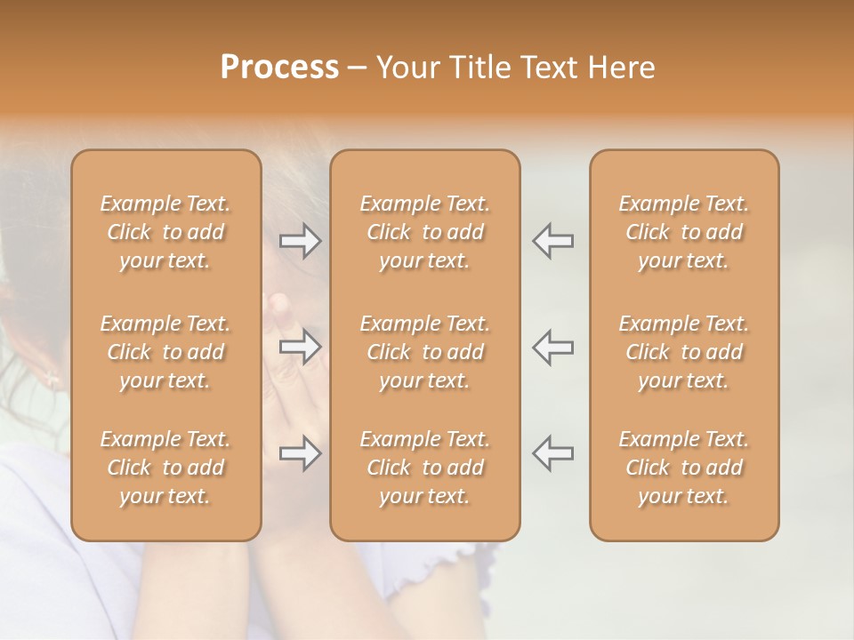Portrait Kid Nervous PowerPoint Template