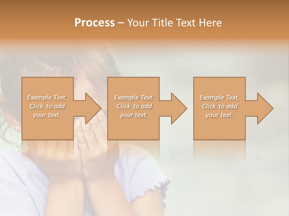 Portrait Kid Nervous PowerPoint Template