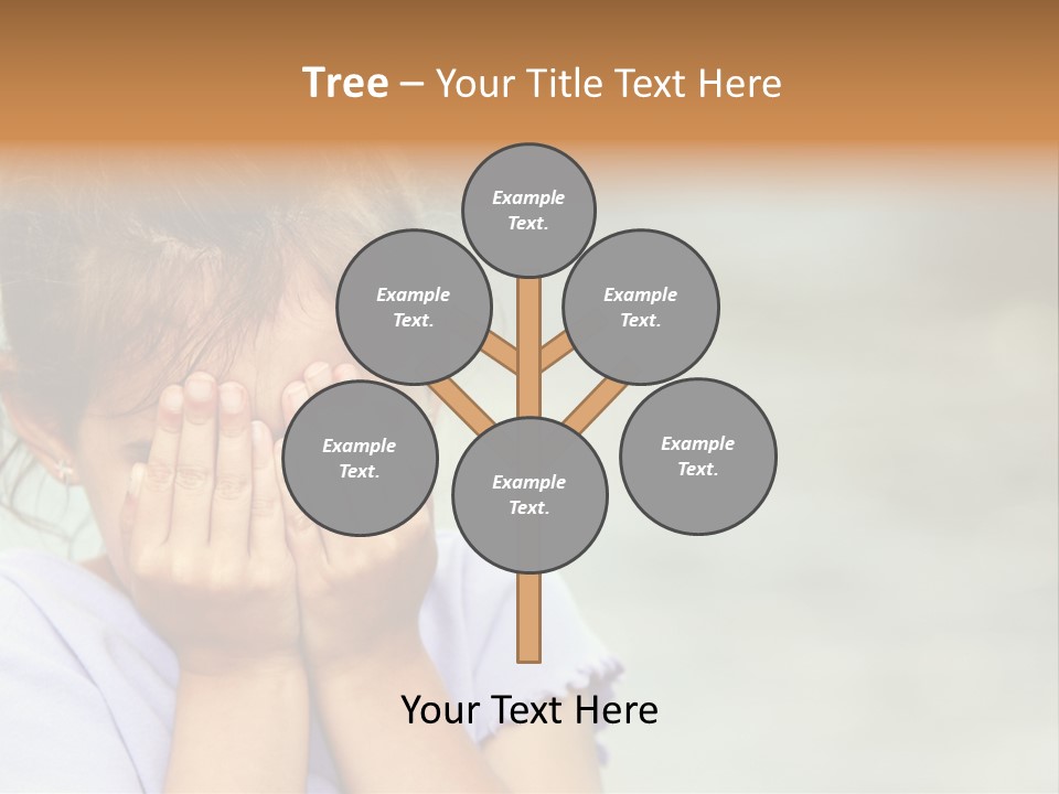 Portrait Kid Nervous PowerPoint Template