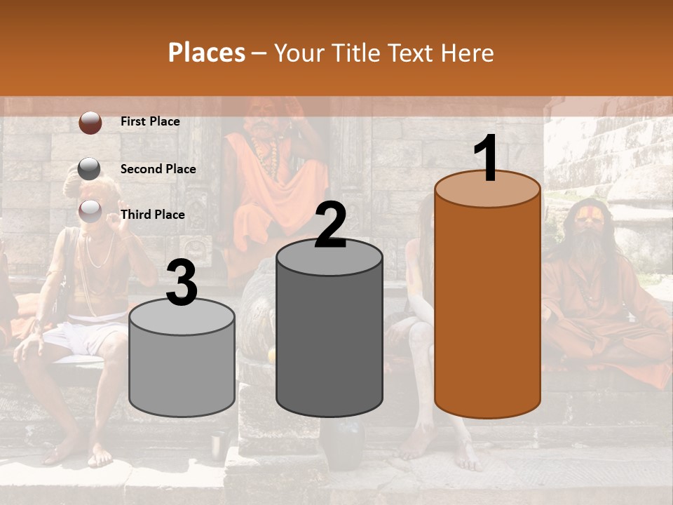 Saffron Dreadlocks Shaivism PowerPoint Template