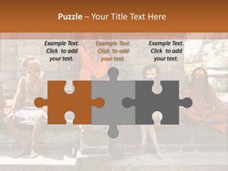 Saffron Dreadlocks Shaivism PowerPoint Template