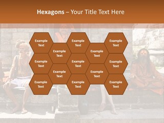 Saffron Dreadlocks Shaivism PowerPoint Template