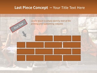 Saffron Dreadlocks Shaivism PowerPoint Template