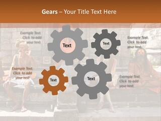 Saffron Dreadlocks Shaivism PowerPoint Template