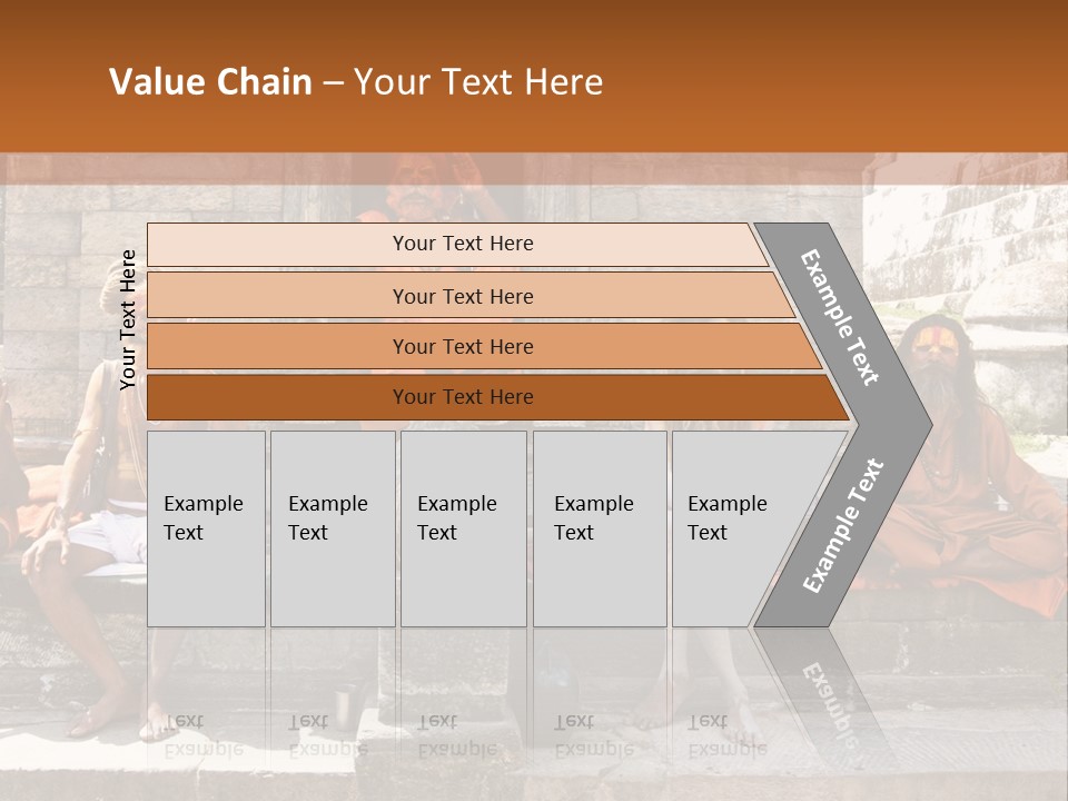 Saffron Dreadlocks Shaivism PowerPoint Template