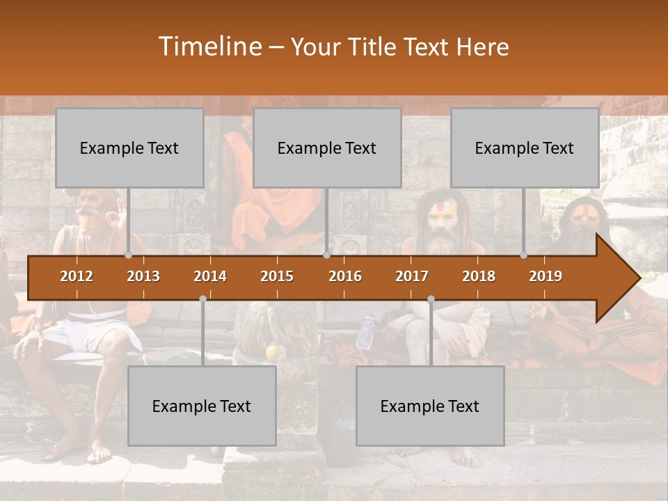 Saffron Dreadlocks Shaivism PowerPoint Template