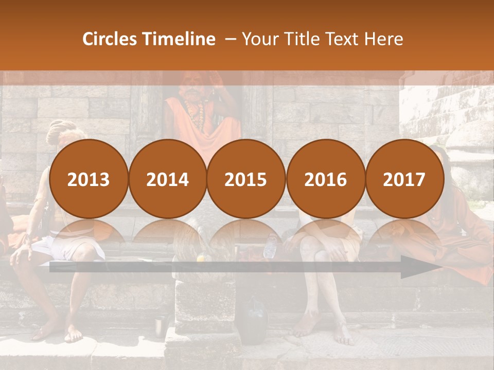 Saffron Dreadlocks Shaivism PowerPoint Template