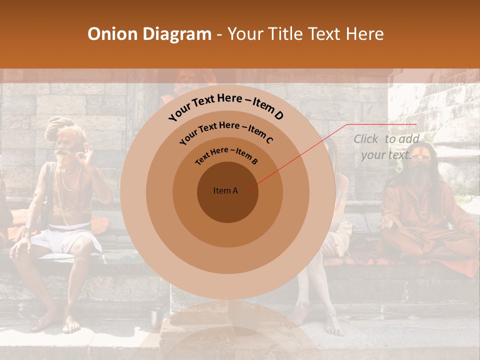 Saffron Dreadlocks Shaivism PowerPoint Template