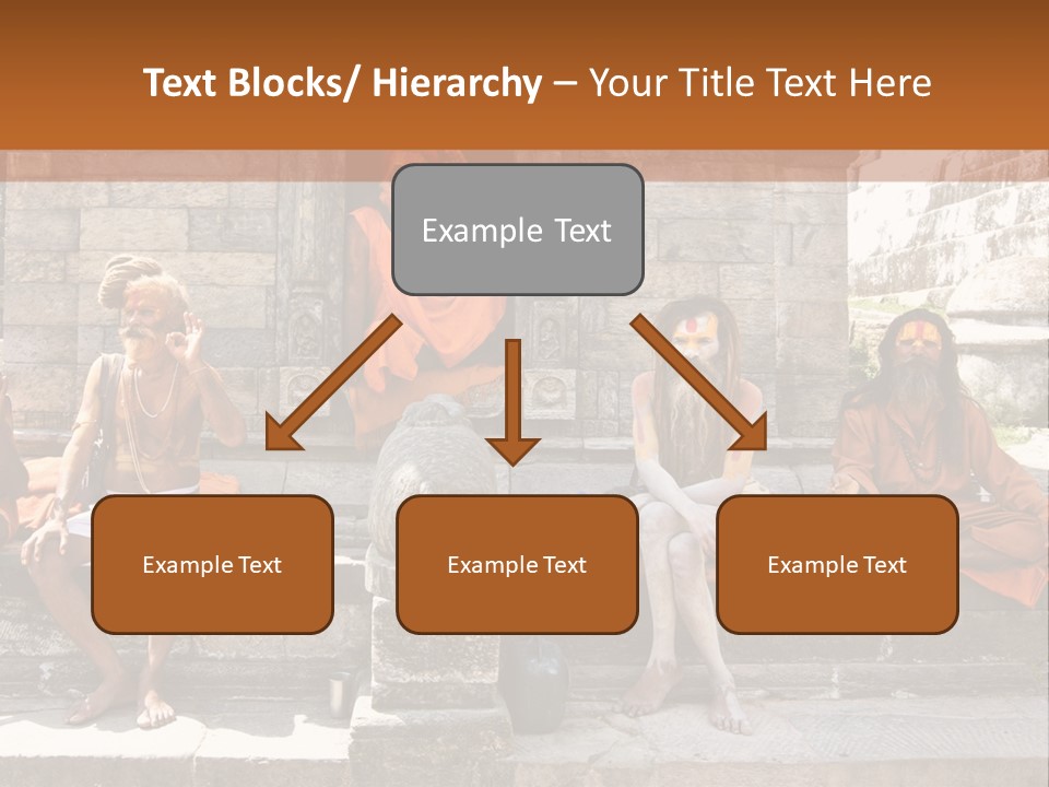 Saffron Dreadlocks Shaivism PowerPoint Template