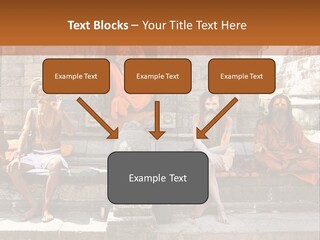 Saffron Dreadlocks Shaivism PowerPoint Template