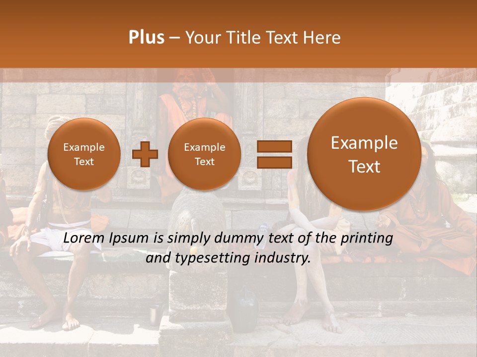 Saffron Dreadlocks Shaivism PowerPoint Template