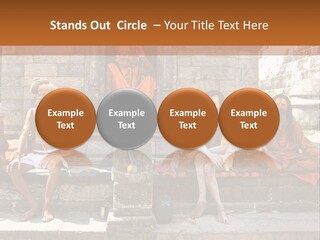 Saffron Dreadlocks Shaivism PowerPoint Template