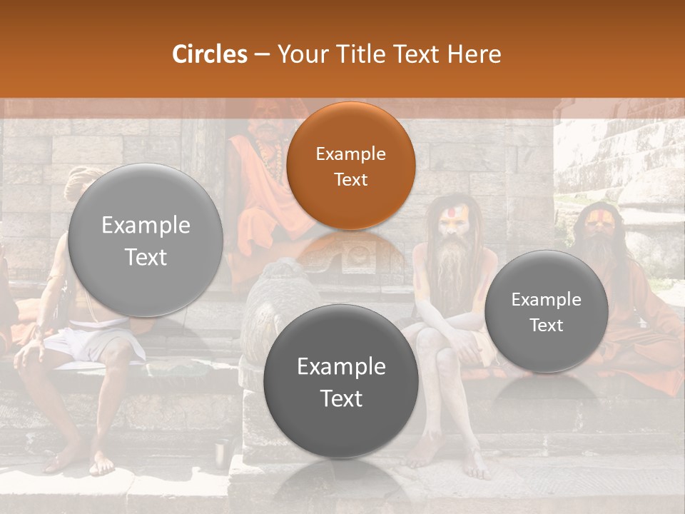 Saffron Dreadlocks Shaivism PowerPoint Template